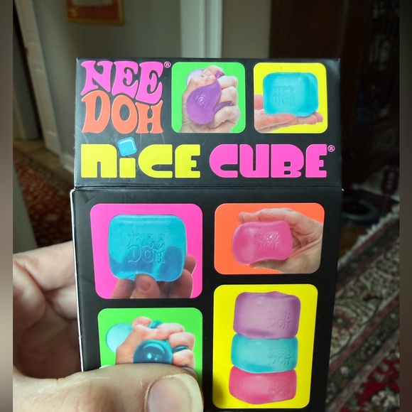 Nee Doh Nice Cube Super Solid Squish Pink TikTok popular! - Picture 4 of 5